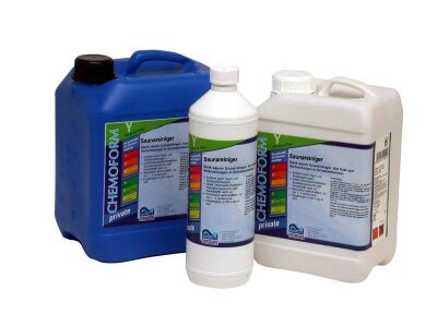 Chemoform Saunareiniger 1 l macht Holzliegen, Fußböden und Kunststoffoberflächen (außer Acrylglas) hygienisch sauber