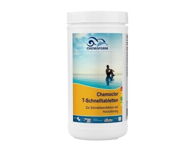 Chemoform T-Schnelltabletten 1 kg Chlor Schockchlorierung 20 g