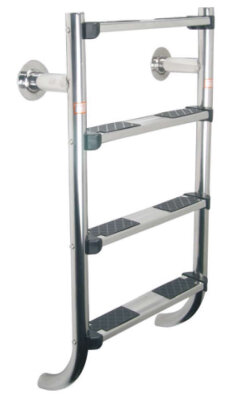 Unterteil für geteilte Schwimmbad Leiter Edelstahl V4A de luxe