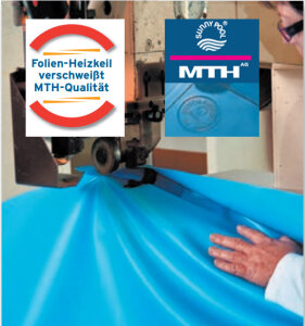MTH Schwimmbadfolie Blau Maßkonfektion Preis pro...