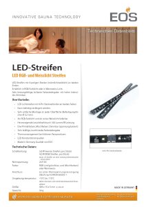 EOS LED Lichtstreifen Verlängerungsleitung LED 50 mm