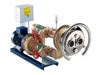 FITSTAR Gegenschwimmanlage Taifun-Duo Fertigbausatz 400V Pneumatik