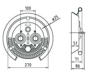 FITSTAR Gegenschwimmanlage Taifun-Duo Fertigbausatz 400V...