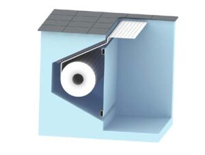 T&A  AquaTop Trennwand aus PVC Maß bis 90 cm Höhe