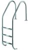Einbauleiter Edelstahl 2 -stufig weiter Holm Schwimmbad Leiter Standard