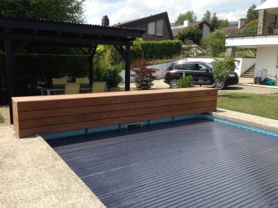 T&A AquaTop Holz-Kasten für Oberflur-Aufrollvorrichtung