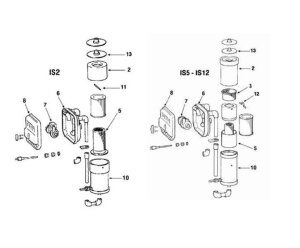 Ersatzteil MTH IS 6 Pumpengehäuse-Unterteil Nr. 10.1...
