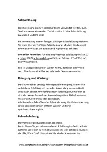 Salzsolevernebler SalzMax