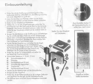 Dampfbadtür Classik 69 cm x 199 cm klar