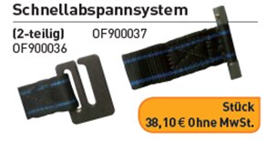 WALU Pool Schnellabspannsystem zum Nachrüsten