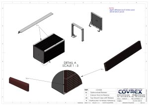 Covrex Oberflur- Aufwickelvorrichtung mit Relazzo Verkleidung