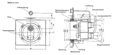 BADU Jet Quadro /Classic Ein-Flutanlage Vormontagesatz