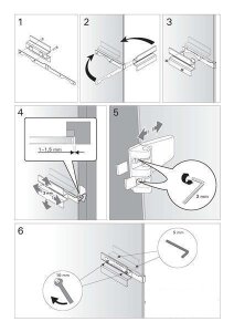 Sentiotec Harvia Dampfbad Tür mit Aluminiumrahmen 690 x 1890 mm Rahmen Aluminium grau