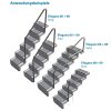 REKU Polyestertreppe Eleganz 80 U kurz