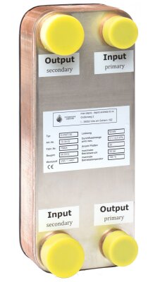 Plattenwärmetauscher  PWT 50 kW Edelstahl gelötet