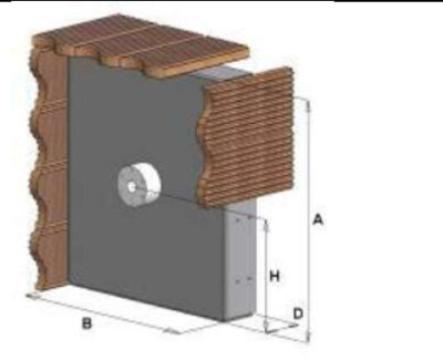 T&A AquaTop Fußpanell für Aufbau Holzkasten 2er Set
