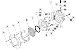 LED-Unterwasserscheinwerfer Premium Power-Line, RGB-Farblicht