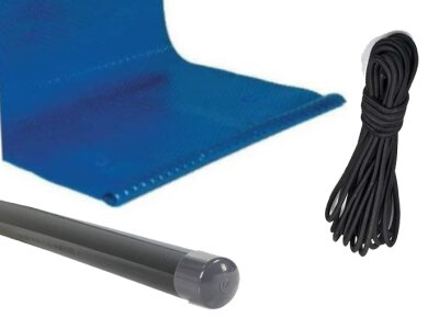 MTH Zugvorrichtung mit Hohlsaum d40 mm PVC Rohr und Zugseil