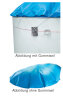 Aufblasbare Winterabdeckung SUNNY AIR mit Gummiseil Achtformbecken