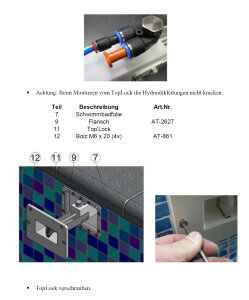 T&A AquaTop Sicherheitsbefestigung TopLock Set (Kindersicherheit)
