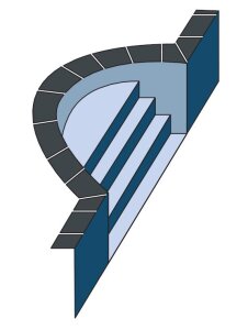 WALU 75/100 Aufpreis Römertreppe