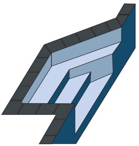 WALU 75/100 Aufpreis Schräge Treppe