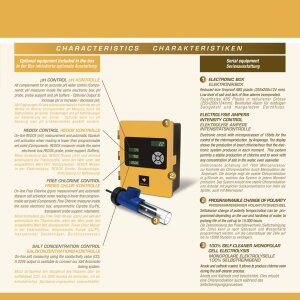 Infinity Salzwasserelektrolyse bis 110 m³ mit pH-Regulierung