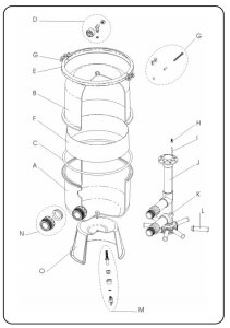 Astral Bilbao Classic 600 Stützring 4404200117SW