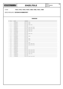 Astral GSA Sprint Ersatzteil Luftansaugventil