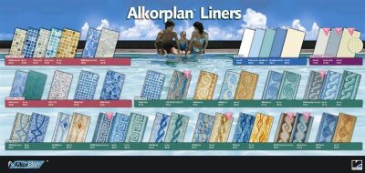Aktion Alkorplan XTREME Schwimmbadfolie 1,65m x 25 m 41,25 m² Rolle