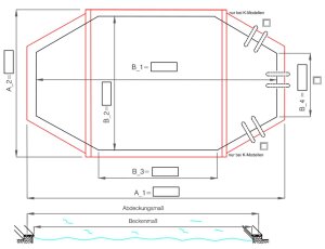Bieri Schutznetz Zuschlag für Sonderform mehreckig...