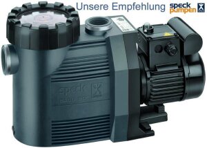 Meranus Hochschicht Filteranlage Luxus S Prime Ø650 mm mit Speck Pumpe Prime 15 230 V