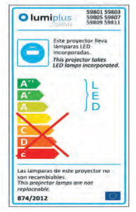 Astral LED Lumiplus Design Scheinwerfer-Einsatz in weiß 12V
