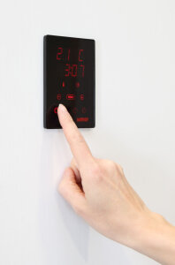 Harvia Sauna Steuergerät Xenio CX110 Bedienfeld mit Leistungseinheit 11 kW