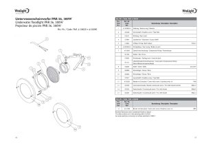 Vitalight Lahme Dichtung für UWS PAR 56 300W