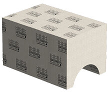 LUX ELEMENTS CONCEPT-BA-SOLO-G Bankform SOLO U-förmig