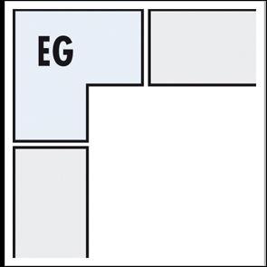 LUX ELEMENTS Bankform SOLO Zulage für Eckausbildung...