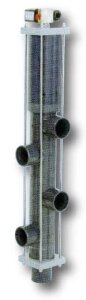 Besgo Stangenventil 5/2 Wege mit automatischer Rückspülung DN 40/Ø 50 mm Stichmaß 125 mm