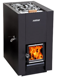 Harvia holzbeheizter Saunaofen Linear 28 ES mit...