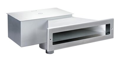 AllFit Flachskimmer V4A High Level 500 Oberflächenabsauger  mit G 2" IG