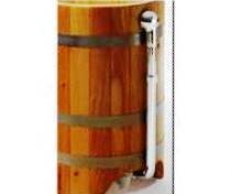 Außenliegender Überlauf aus PVC Ablauf mit Stopfen (anstatt Standrohr)