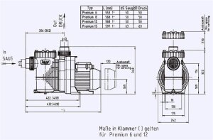 Aktion Speck Filter Pumpe Super Pump Premium 12 m³/h...