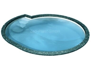 Leo-Plast Polypropylen Rundbecken Haiti 440 x 380 x 150 cm