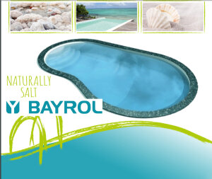 Bayrol Salzelektrolyse Polypropylen Nierenformbecken Java 650 x 350 / 300 x 150 cm