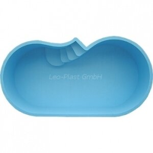 Bayrol Salzelektrolyse Polypropylen Freiformbecken Trinidad 600 x 280 x 150 cm