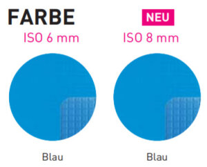 Walu Schaum Abdeckung blau ISO 6 mm Copolymer 850 gr/m²