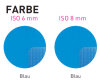 Walu Schaum Abdeckung blau ISO 8 mm Copolymer 930 gr/m²