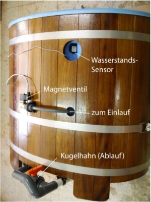 Nachfüllautomatik für Sauna Tauchbecken
