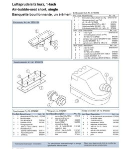 Fitstar Anschlusssatz für Luftsprudelsitz