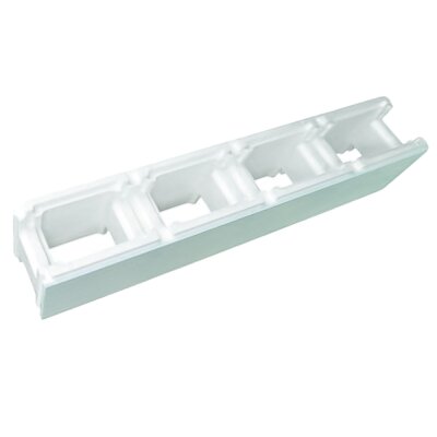 Schwimmbad Polystyrol Systembaustein EPS 80 / 25 gerade (100x25x25 cm)